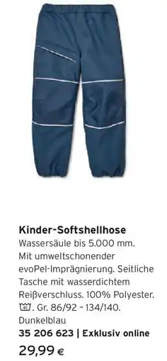 Tchibo Eduscho Kinder-Softshellhose Angebot