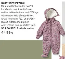 Tchibo Eduscho Baby-Winteroverall Angebot