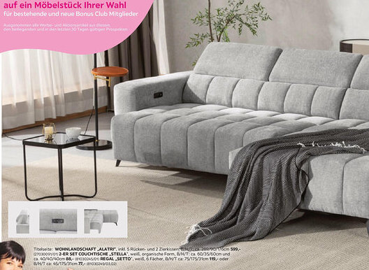 Mömax Wohnlandschaft alatri Angebot