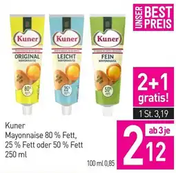 Sutterlüty Kuner Mayonnaise Angebot