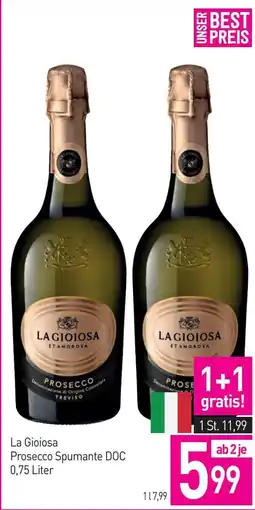 Sutterlüty La Gioiosa Prosecco Spumante Angebot