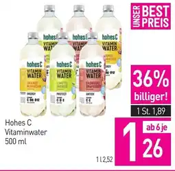 Sutterlüty Hohes C Vitaminwater Angebot