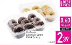 Sutterlüty Mini Donuts Zucker oder Schoko Angebot
