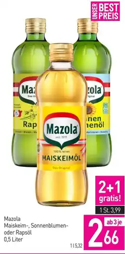 Sutterlüty Mazola Maiskeim-, Sonnenblumen- oder Rapsöl Angebot