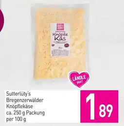 Sutterlüty Sutterlüty's Bregenzerwälder Knöpflekäse Angebot