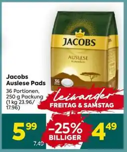 Billa Jacobs Auslese Pads Angebot