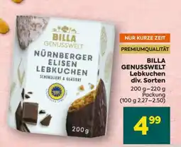 Billa BILLA GENUSSWELT Lebkuchen div. Sorten Angebot