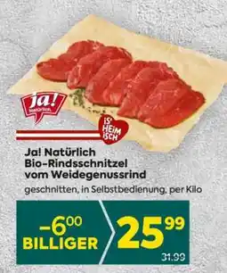 Billa Ja! Natürlich Bio-Rindsschnitzel vom Weidegenussrind Angebot