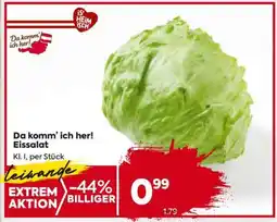 Billa Da komm’ ich her! Eissalat Angebot