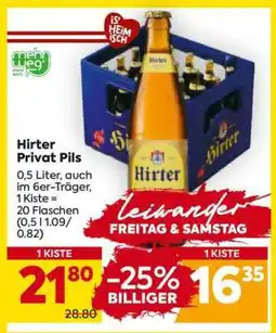 Billa Hirter Privat Pils Angebot