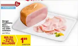 Billa Berger Traditions-Bein-, Farmer- od. Chilischninken Angebot