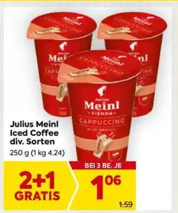 Billa Julius Meinl Iced Coffee div. Sorten Angebot