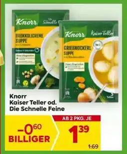 Billa Knorr Kaiser Teller od. Die Schnelle Feine Angebot