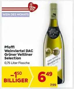 Billa Pfaffl Weinviertel DAC Grüner Veltliner Selection Angebot
