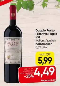 Spar Doppio Passo Primitivo Puglia IGT Angebot