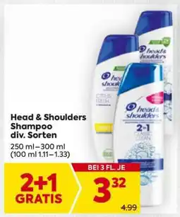 Billa Head & Shoulders Shampoo div. Sorten Angebot