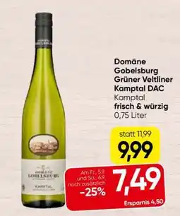 Spar Domäne Gobelsburg Grüner Veltliner Kamptal DAC Angebot