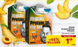 Billa Mucki Protein Eistee Pfirsich Angebot