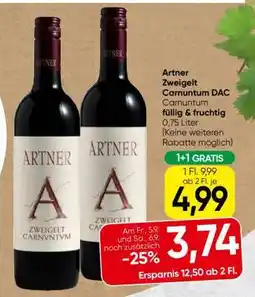 Spar Artner Zweigelt Carnuntum DAC Angebot