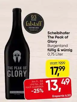 Spar Scheiblhofer The Peak of Glory Angebot
