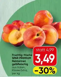 Spar SPAR PREMIUM Nektarinen gelbfleischig Angebot