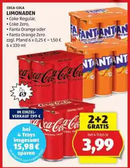 Hofer Coca Cola Limonaden Angebot