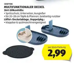 Hofer CROFTON MULTIFUNKTIONALER DECKEL Angebot