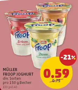 PENNY Müller froop joghurt Angebot