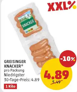 PENNY GREISINGER KNACKER Angebot