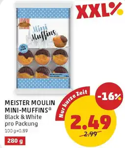 PENNY Meister moulin mini-muffins black & white Angebot