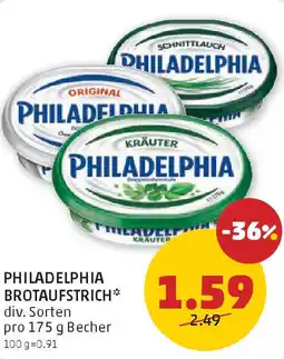PENNY Philadelphia brotaufstrich Angebot