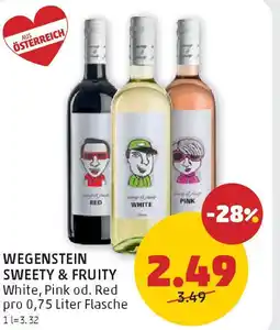 PENNY Wegenstein sweety & fruity white, Angebot