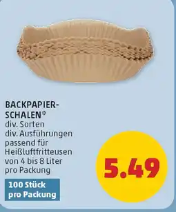PENNY Backpapier- schalen Angebot