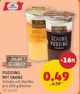 PENNY Pudding mit sahne Angebot
