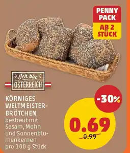 PENNY Körniges weltmeister- brötchen Angebot