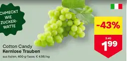 MPreis Cotton Candy Kernlose Trauben Angebot