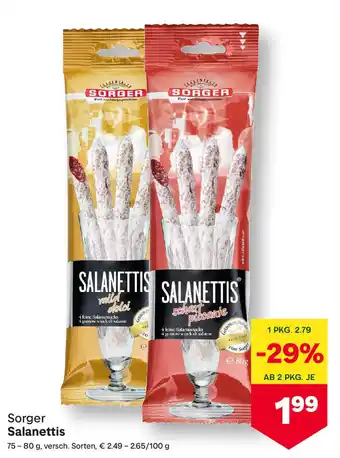 MPreis Sorger Salanettis Angebot