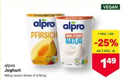 MPreis alpro Joghurt Angebot
