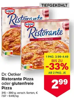 MPreis Dr.Oetker Ristorante Pizza oder glutenfreie Pizza Angebot