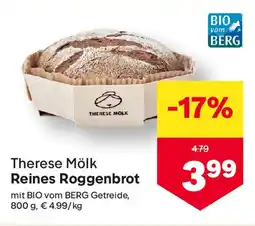 MPreis Therese Mölk Reines Roggenbrot Angebot
