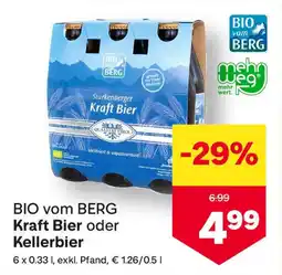 MPreis BIO vom BERG Kraft Bier oder Kellerbier Angebot