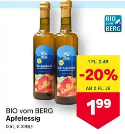 MPreis BIO vom BERG Apfelessig Angebot