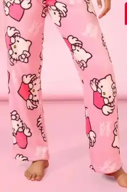 Woolworth Damen Fleece Hose Hello Kitty Angebot