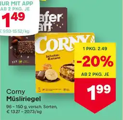 MPreis Corny Müsliriegel Angebot