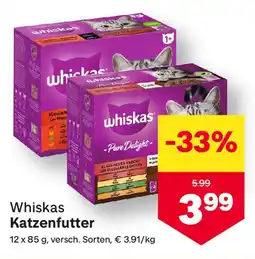 MPreis Whiskas Katzenfutter Angebot