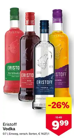 MPreis Eristoff Vodka Angebot