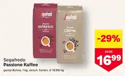 MPreis Segafredo Passione Kaffee Angebot