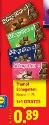 Lidl Trumpf Schogetten Angebot