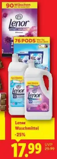Lidl Lenor Waschmittel Angebot
