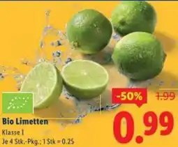 Lidl Bio Limetten Angebot